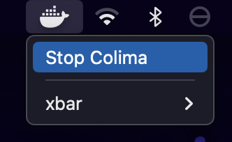 Image preview of Colima Status plugin.